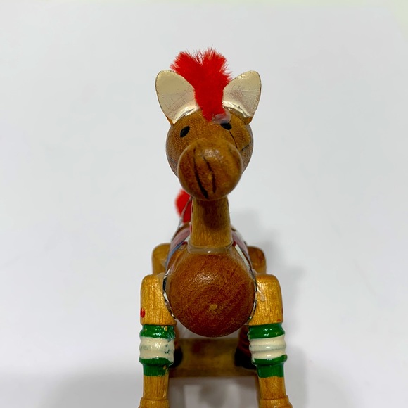 Wood rocking horse ornament RUSS no box - Picture 10 of 12